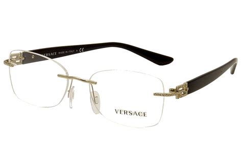 versace rimless eyeglasses|versace eyeglass frames women.